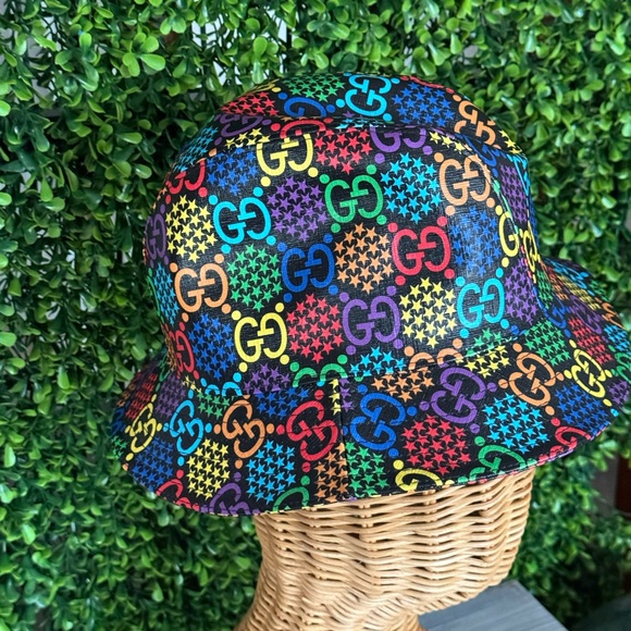 New Gucci Multicolor Hat Size S - Picture 2 of 6